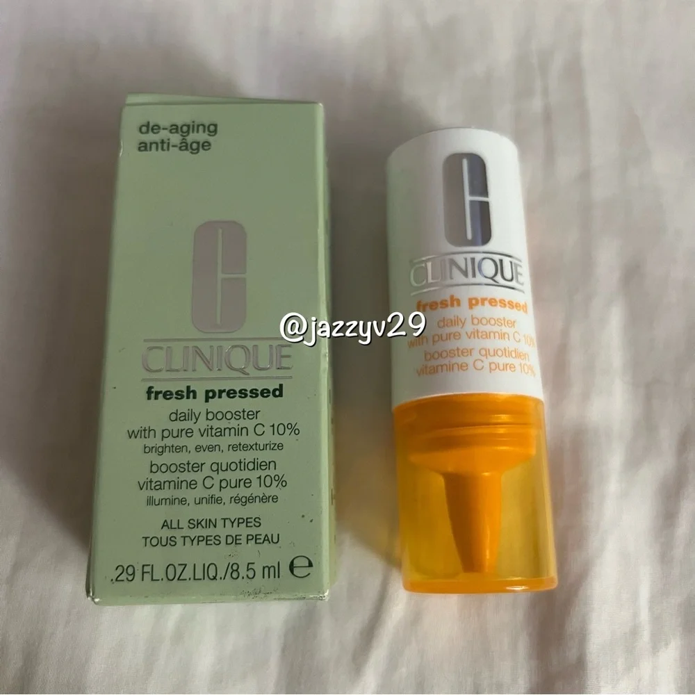 🍊Clinique Fresh Pressed Daily Booster With Pure Vitamin C🍊
